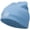Lt Blue, variant on NASA Logo Outline Embroidered Short Beanie - Red OSFM