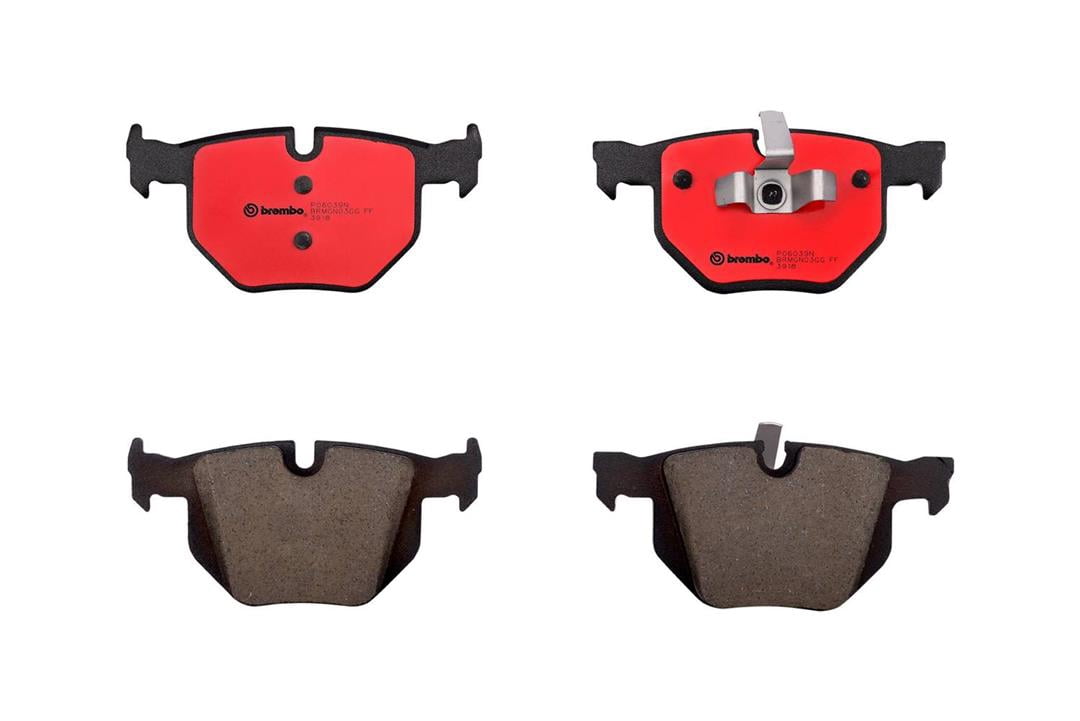 Brembo P06039N NAO BRAKE PADS Fits select: 2007-2013 BMW 335 I, 2006 BMW 330 I