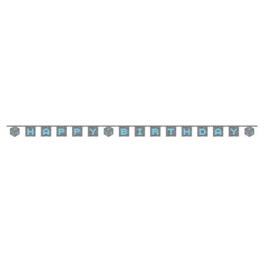Minecraft Birthday Banner, 8ft