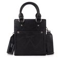 thumbnail image 5 of Wrangler Embossed Crossbody Bag for Women Top Handle Fringe Handbags and Western Mini Tote, Black, 5 of 6