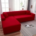 thumbnail image 1 of BBLVER Housse de Canapé Extensible Simple en Forme de L Lavable pour Salon Motif Moderne, 1 of 4