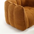 thumbnail image 3 of Eyisean 41" W Soft Bean Bag Chair with Ottoman, Boneless Corduroy Floor Chair with High Resilient Foam, Comfortable Square Lazy Sofa with Armrest for Reading, No Assembly Required, 3 of 9