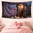thumbnail image 5 of HomeDM Valentine's Day Backdrop 70.8"x43.3" Love Heart Birthday Tapestry for Photography Wedding Anniversary Wall Door Hanging Banner Decorations, 5 of 6