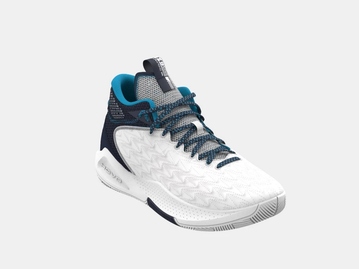 Under Armour HOVR Havoc 5 Clone Basketball Shoes White | Navy Size