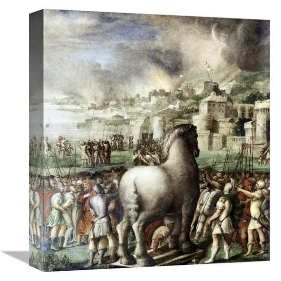 Global Gallery Trojan Horse Art Print - Niccolo Abbate