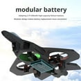 thumbnail image 2 of Remote Control Airplane with 4 Motors – 360° Flip, Dual Speed Modes, LED Lights, Modular Battery, RC Plane Toy for Age 6+, 2 of 7