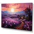 thumbnail image 2 of Designart "Countryside Lavender Landscape Collage I" Landscapes Canvas Wall Art, 2 of 5