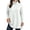 White, variant on QINGFSAP Womens Turtleneck Top Long Sleeve Side Split Pullover Shirt Casual Loose Fit Fall Winter Blouse