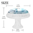 thumbnail image 4 of 4 Pcs Mermaid Underwater Knobs for Kitchen Cabinet Cupboard Dresser Bookcase Drawer Pulls Handles Round Home Decor, 4 of 8