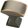 Venetian Bronze Decca Knob - 25mm