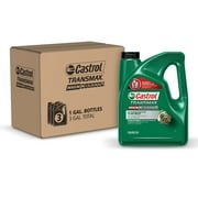 Castrol Transmax High Mileage Automatic Transmission Fluid, 1 Gallon, Case of 3
