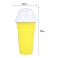 thumbnail image 3 of Slushie Maker Cup, Magic Quick Frozen Smoothies Cup Cooling Cup Double Layer Squeeze Cup Slushy Maker Cup, hausgemachte Milchshake-Eismaschine zum Selbermachen für Kinder und Familie, 3 of 7