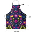 thumbnail image 4 of Rateoe Colorful Mexican Aprons with Pocket,Men Womens Aprons Waterproof Adjustable Cooking Aprons for Kitchen Gardening and Salon, 4 of 7
