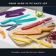 thumbnail image 2 of Juego de cuchillos de cocina Home Hero de acero inoxidable con alto contenido de carbono, 12 piezas, 2 of 8