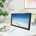thumbnail image 3 of 18.5 Inch Digital Photo Frame, 16:9 Adjustable Brightness HD IPS Screen Picture Frame, Supports Remote Control, Background Music, for Home and Office Use, 3 of 7