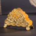 thumbnail image 4 of Zinc Alloy Carved Napkin Holder Tissue Dispenser for Home Counter Decor, 4 of 5