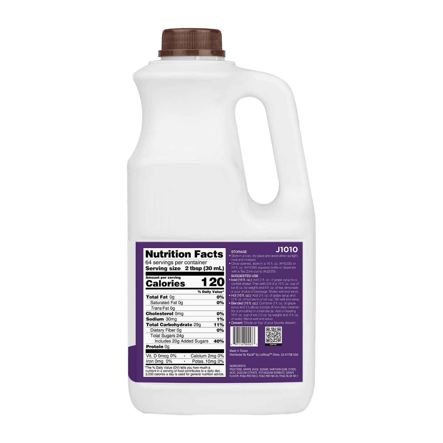 Concentrated Syrup Flavoring 64 Fl. Oz, Mix & Make Slushies ...