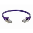 thumbnail image 1 of C2G 15ft Cat6 Ethernet Cable - Snagless Shielded (STP) - Purple - Patch cable - RJ-45 (M) to RJ-45 (M) - 15 ft - STP - CAT 6 - molded, snagless, stranded - purple, 1 of 3