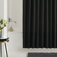 thumbnail image 3 of Mainstays Henderson Black Mosaic Polyester Shower Curtain 72” x 72”, 3 of 6
