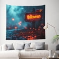 thumbnail image 2 of Halloween Tapestry Halloween Decor, Halloween Way Home Wall Tapestry Aesthetic, Halloween Decorations Tapestry Wall Hanging for Bedroom, Livingroom - 60x51in, 2 of 6