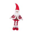 thumbnail image 4 of Adorno de muñeca telescópica navideña Strade Fareast Limited muñeca de peluche roja y blanca, 4 of 8