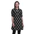 thumbnail image 1 of Bimba Robe Kurta Droite pour Femmes à Col Mandarin Imprimée Kurti Courte Hauts, 1 of 6