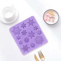 BNNG Handmade Soap Mold, Silicone Soap Mold For Essential Oils, Silicone Resin Molds, Resin Molds For Pendants, Christmas Silicone Cake Moulds Snowflake Fondant Cake Moulds Decorating Tools