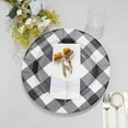 thumbnail image 3 of Balsa Circle 10 Round 13" Black Disposable Paper Charger Plates Buffalo Plaid Wedding Party Tableware Supplies, 3 of 8