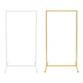 thumbnail image 2 of Dwellnix 3Pcs Rectangular Balloon Frame Wedding Stand Gold Metal Backdrop Stand Party, 2 of 7