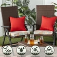 thumbnail image 5 of Greendale Home Fashions 18 x 18 in. Jamboree Square Outdoor Chair Pad (Set of 2), 5 of 6