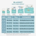 thumbnail image 4 of Yibo Floral Duck Funny Gift for Girls Boys Kids Animals Lovers Super Soft Flannel Blanket for Sofa Couch Bed Travel Plush Warm Cozy Home Decor for Summer, for Kids/Baby, 4 of 7
