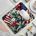 thumbnail image 2 of American Flag Plant Mouse Pad, Personality Design Rubber Base for Office Decor for Laptop, Computers, 2 of 7