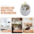thumbnail image 3 of FELTECHELECTR 1Pcs Resin Rabbit Egg Shells Plant Pot Cracked Shell Bunny Shape Spring Theme Home Table Decorations, 3 of 8