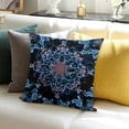 thumbnail image 3 of SHANXI Throw Pillow Covers with Black Blue and Violet Ornament Elegant Black Blue Cloth Colorful Cute for Couch Living Room 24x24in, 3 of 5