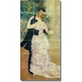 thumbnail image 1 of Ceramic Tile Mural-Auguste Renoir Men Women Painting 4. 24" w x 48" h using (18) 8 x 8 ceramic tiles, 1 of 3