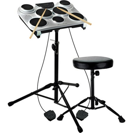 - Spectrum Seven-Pad Digital Drums with Drum Stand