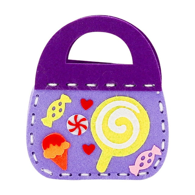 Fesfesfes DIY Embroidery Messenger Bag Handmade Embroidery Art Bag DIY Kit for Creating Custom Messenger Bags Fun and Creatives Embroidery