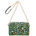 thumbnail image 2 of FORMRS Women Crossbody Purse with Chain Strap Vegan Leather Shoulder Handbag, Flourish Flowers Pattern, 2 of 7
