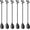 6pcs-Black, variant on 6-Piece Long Handle Spoons, 7.4-Inch Stainless Steel Mixing Spoons for Coffee and Tea, Ideal for Stirring