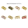 thumbnail image 4 of ziyahi Home Rectangular Tissue Paper Box Case Holder Cover Golden Red, 4 of 5