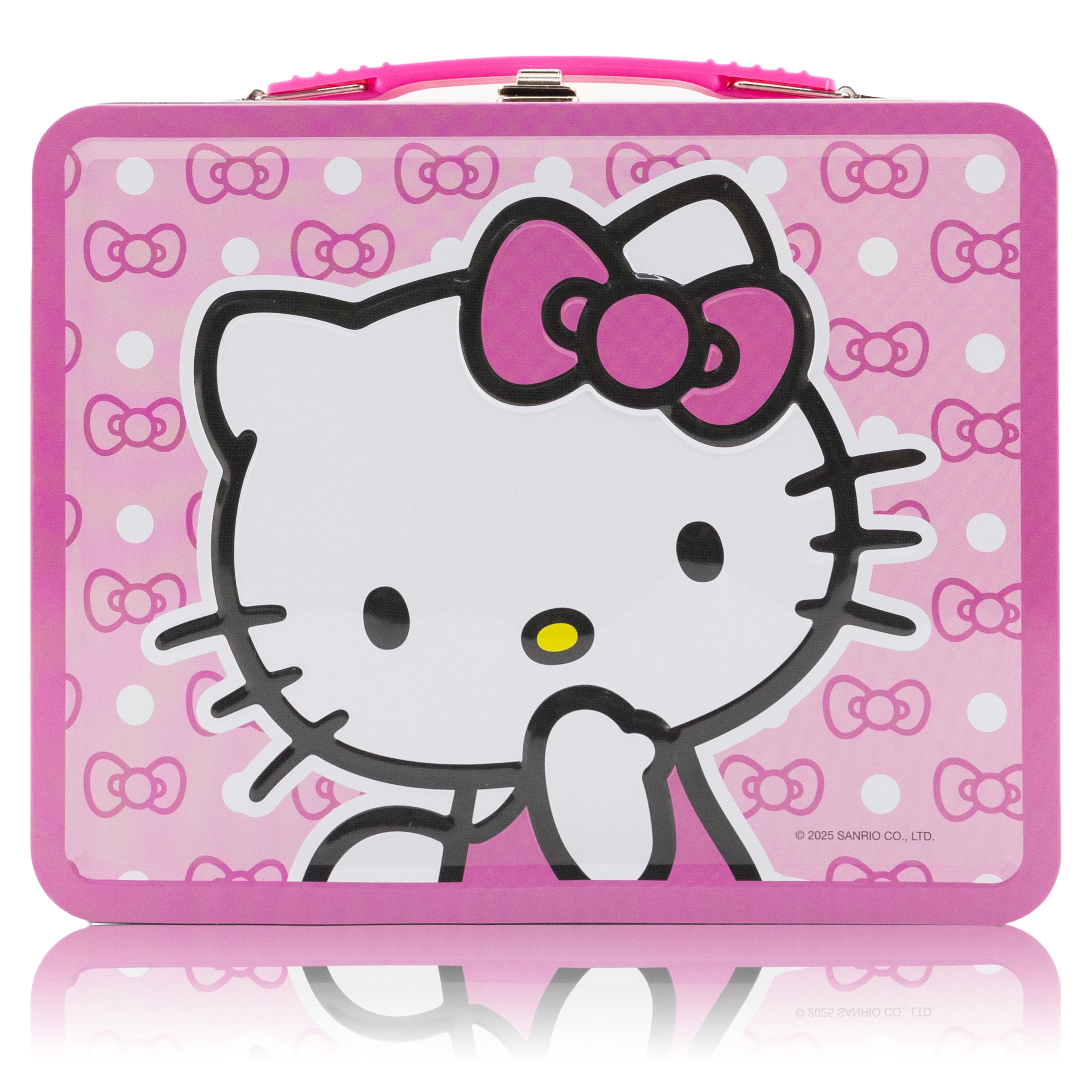 Fast Forward Sanrio Hello Kitty Lunch Box for Kids | Hello Kitty Tin Lunchbag for Girls, Unisex | Tin Lunchbox Storage, Toddler Snack Box, Bookbag Accessory | Ages 3+