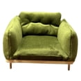 thumbnail image 2 of Sillón decorativo para casa de muñecas a escala 1/12. Colección realista y elegante. Medidas: 10 x 8 x 6,5 cm. Verde, 2 of 9