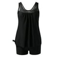 thumbnail image 5 of Otvok Summer Tankini Swimsuits for Women Two Piece Bathing Suits with Sporty Pockets Swim Shorts, 5 of 6