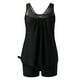thumbnail image 5 of Augper Women Conservative Print Strappy Back Set Two Piece Swimsuits Swimdress, 5 of 7