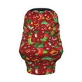 thumbnail image 2 of Haiem X-mas and New Year Baby Nursing Cover & Nursing Poncho - Multi Use Cover for Baby Car Seat Canopy, Stroller Cover, 360°Full Privacy Breastfeeding Coverage, 2 of 9