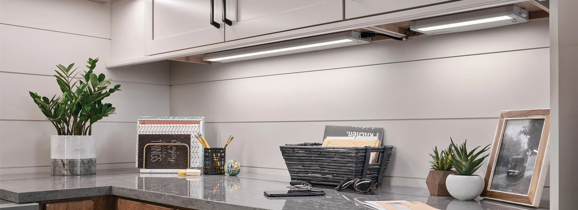 LED Under-Cabinet or Closet Lights - Dimmable, Direct Wire or Plug-in, 760 Lumens 3000K Warm White, 24-Inch
