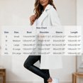 thumbnail image 3 of KICILVS Long Sherpa Jacket Women Fuzzy Button-Down Coat with Pockets Notched Collar Warm Winter Outerwear for Casual, 3 of 7