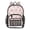 Delicate Peaches, variant on Clear Backpack Heavy Duty PVC Transparent Backpack for College Workplace, Flash-like Light