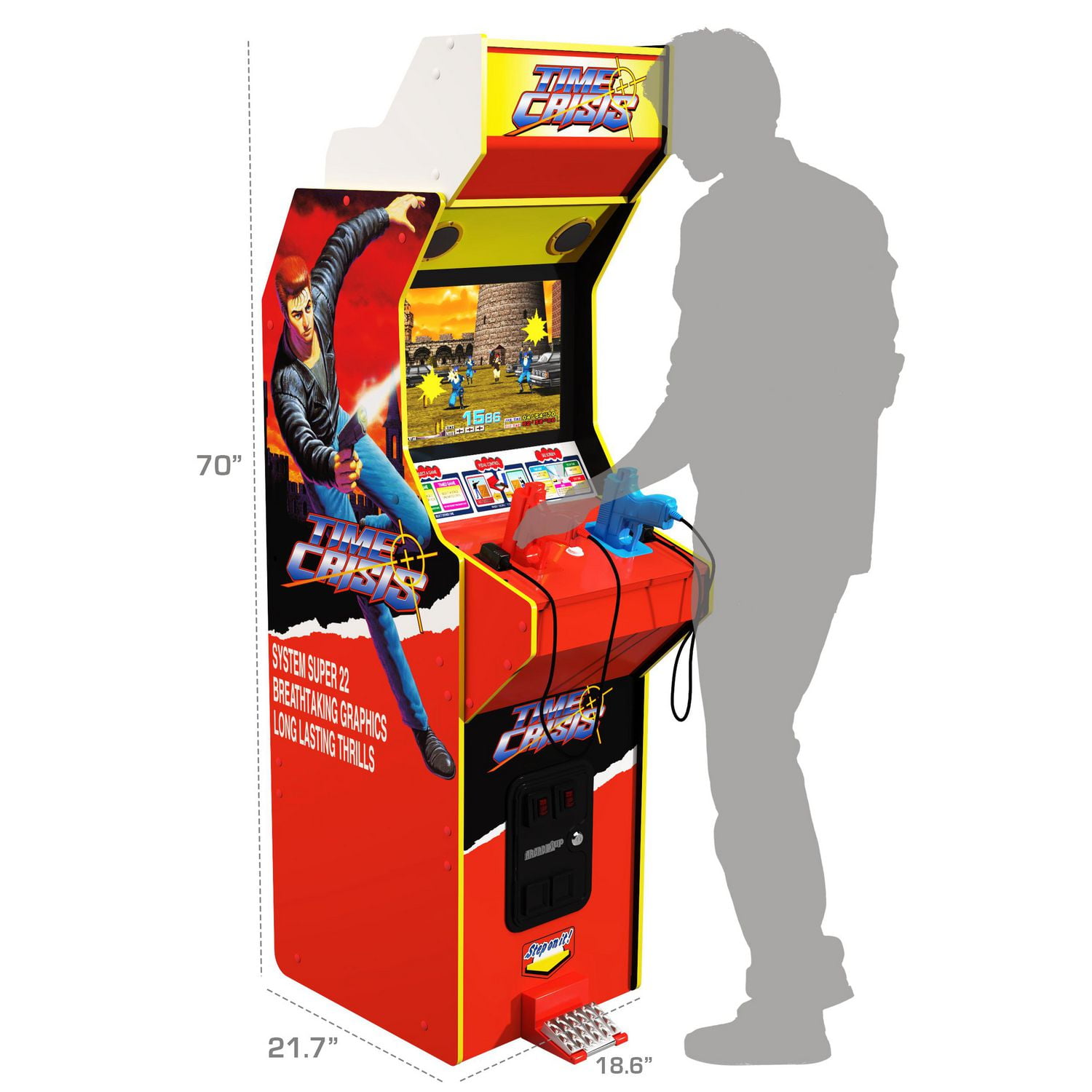 Arcade1Up Street Fighter II CE HS-5 Deluxe Stand-Up Cabinet