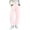 Pink, variant on Wovilon Women's Vertical Striped Barrel Leg Pants with Elastic Waist and Button-Zip Front, Relaxed Fit Summer Casual Style for Travel and Everyday Wear